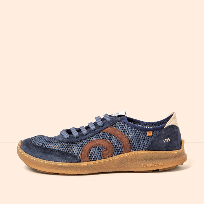 Zapatos N5435C MULTI MATERIAL NAVY/OROEL color Navy