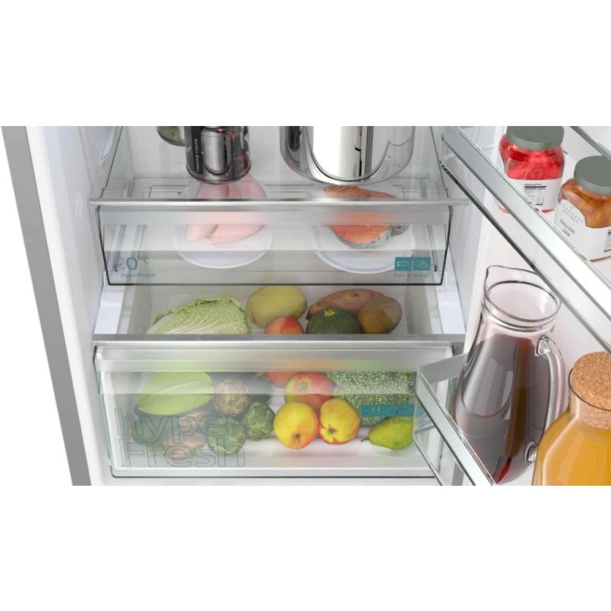 Réfrigérateur combiné SIEMENS KG36N2IBF iQ300, Tiroirs hyperFresh 0°