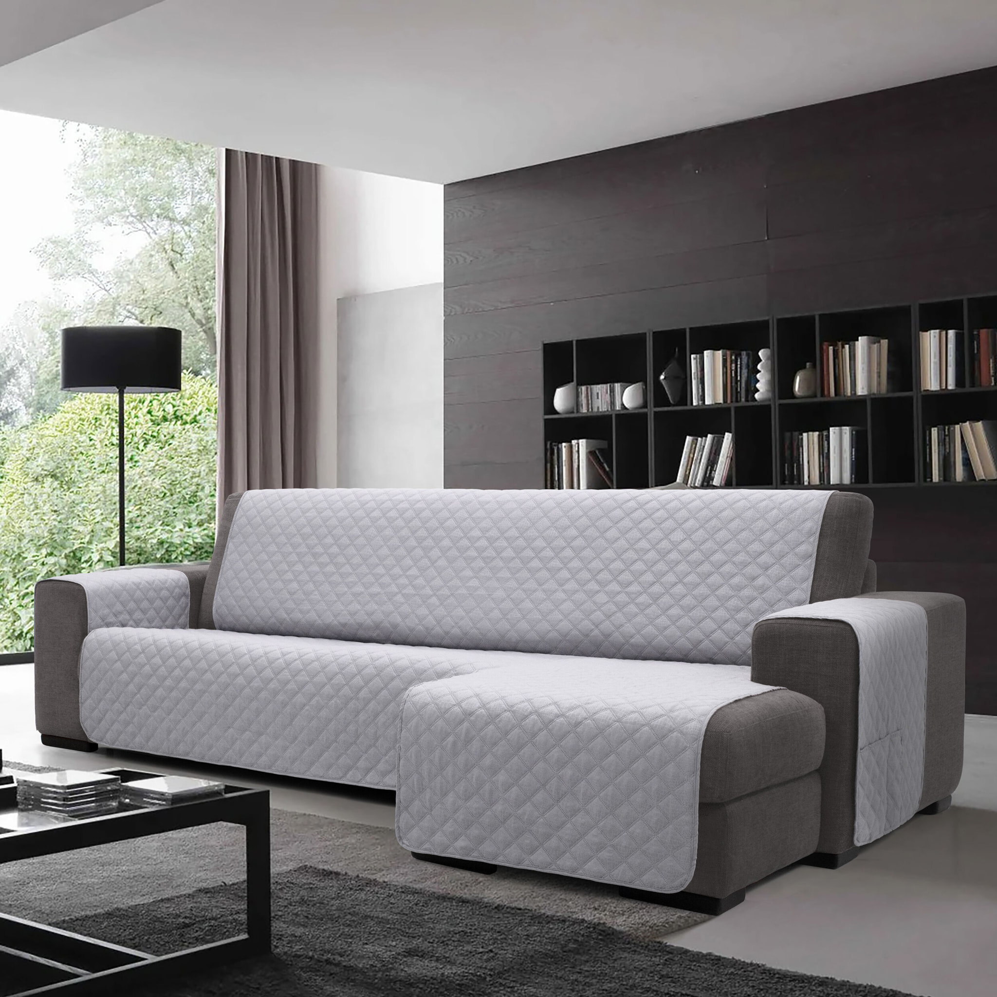 Cubre Sofá ACOLCHADO Chaise Longue modelo JENNY