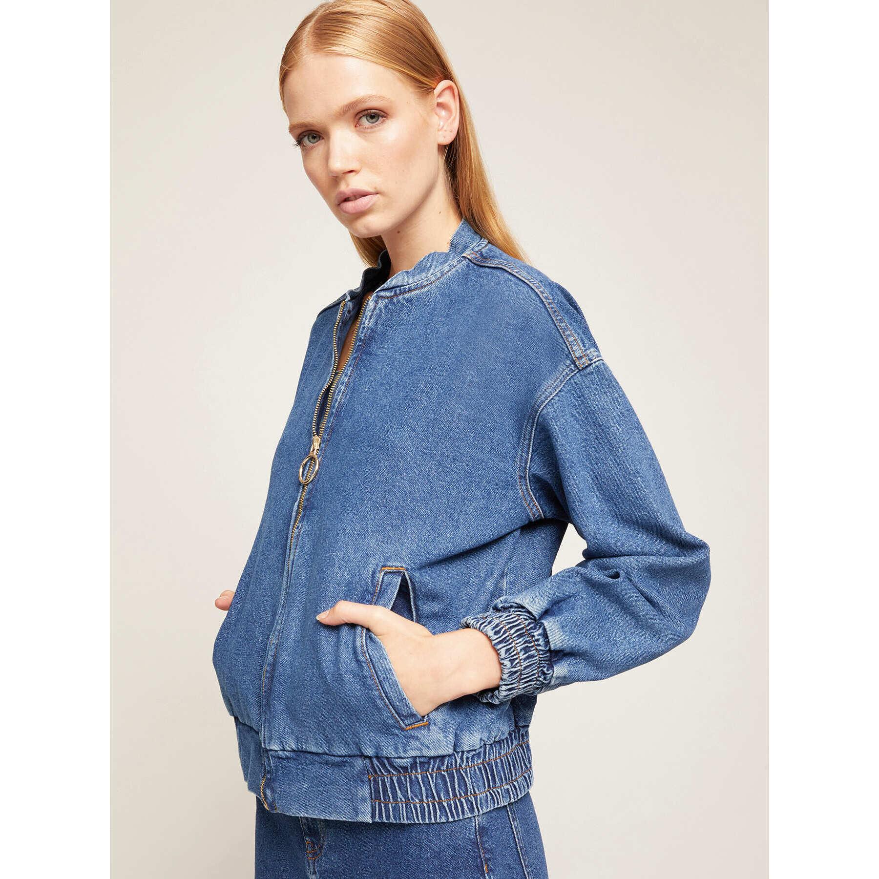 Motivi - Bomber in denim - Blu