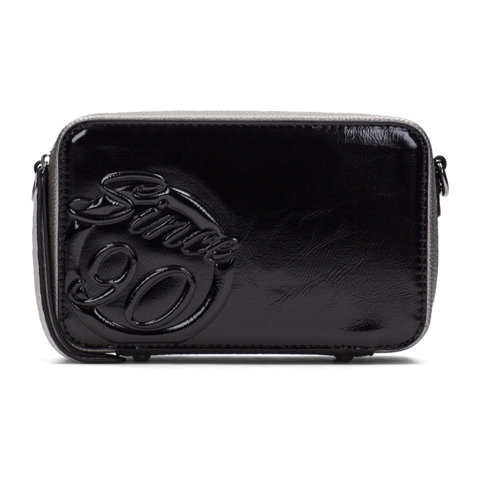 Bandolera  Negro plomo 20cm x 12cm x 7cm