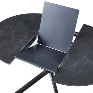 Mesa redonda extensible Onix Negro