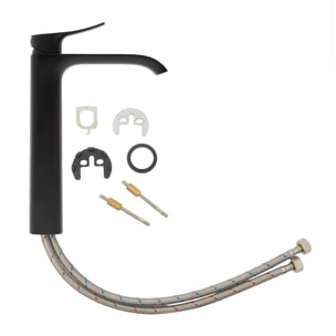 Infinitio mitigeur de lavabo haut, sans vidage, noir mat (SATBSINF285C)