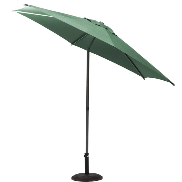 Parasol droit rond Soya Vert Olive