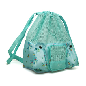 BOLSO DE PLAYA COCODRILOS SAGE