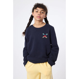 SUDADERA KIDS CLASSIC AZUL MARINO