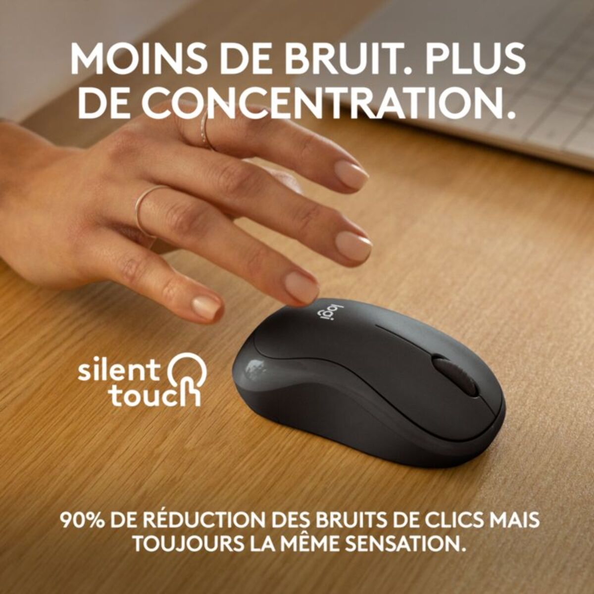 Souris sans fil LOGITECH M240 Silent Graphite Bluetooth