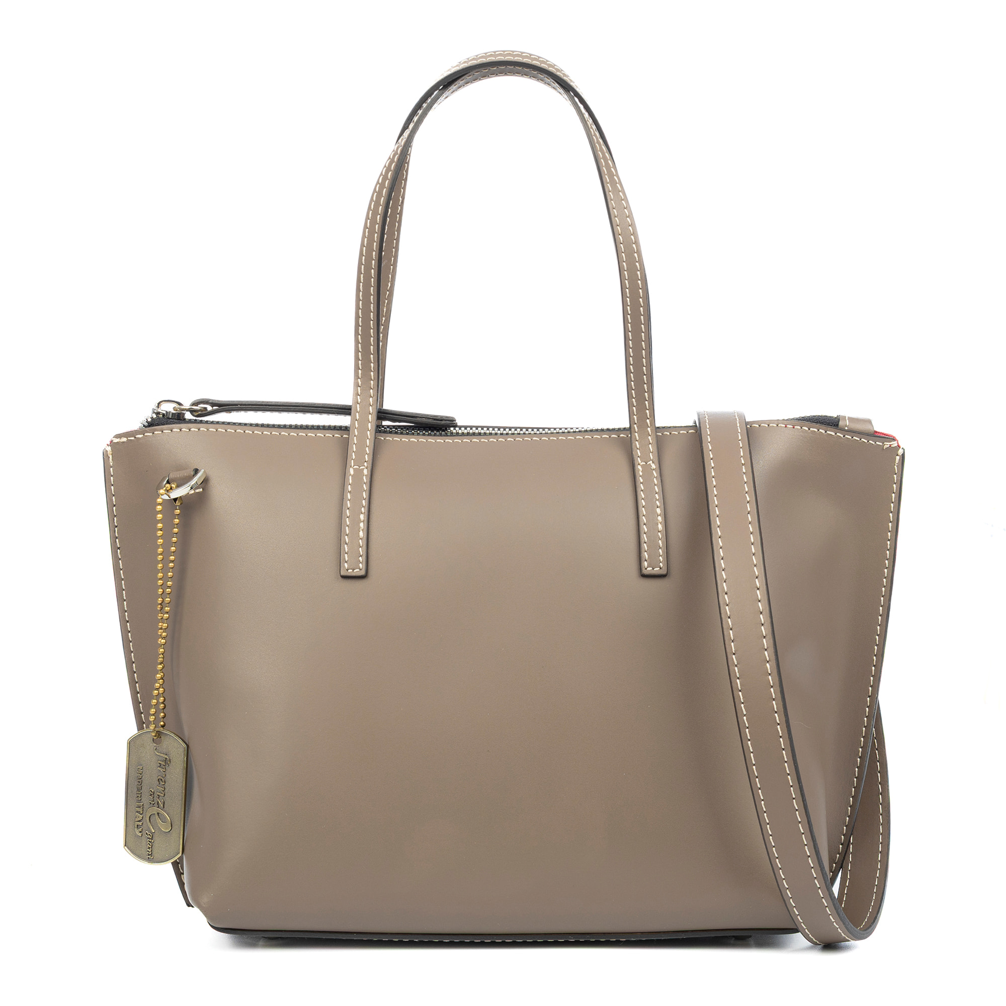 Ballao borsa tote donna. Pelle autentica Ruga.