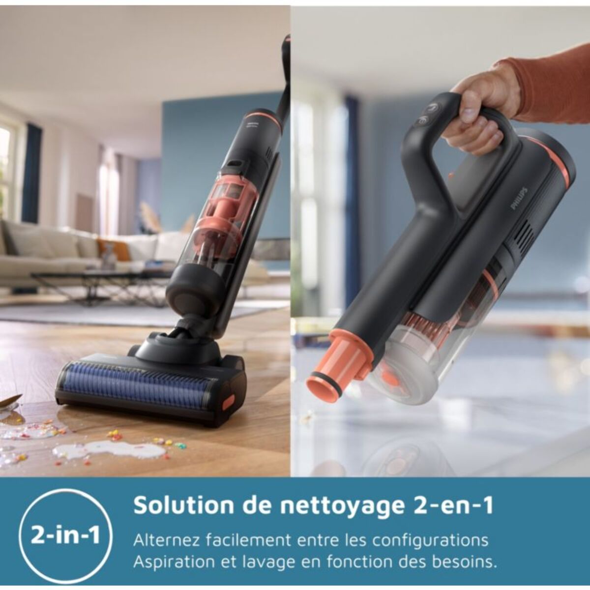 Aspirateur laveur PHILIPS XW6264/11 série 6000
