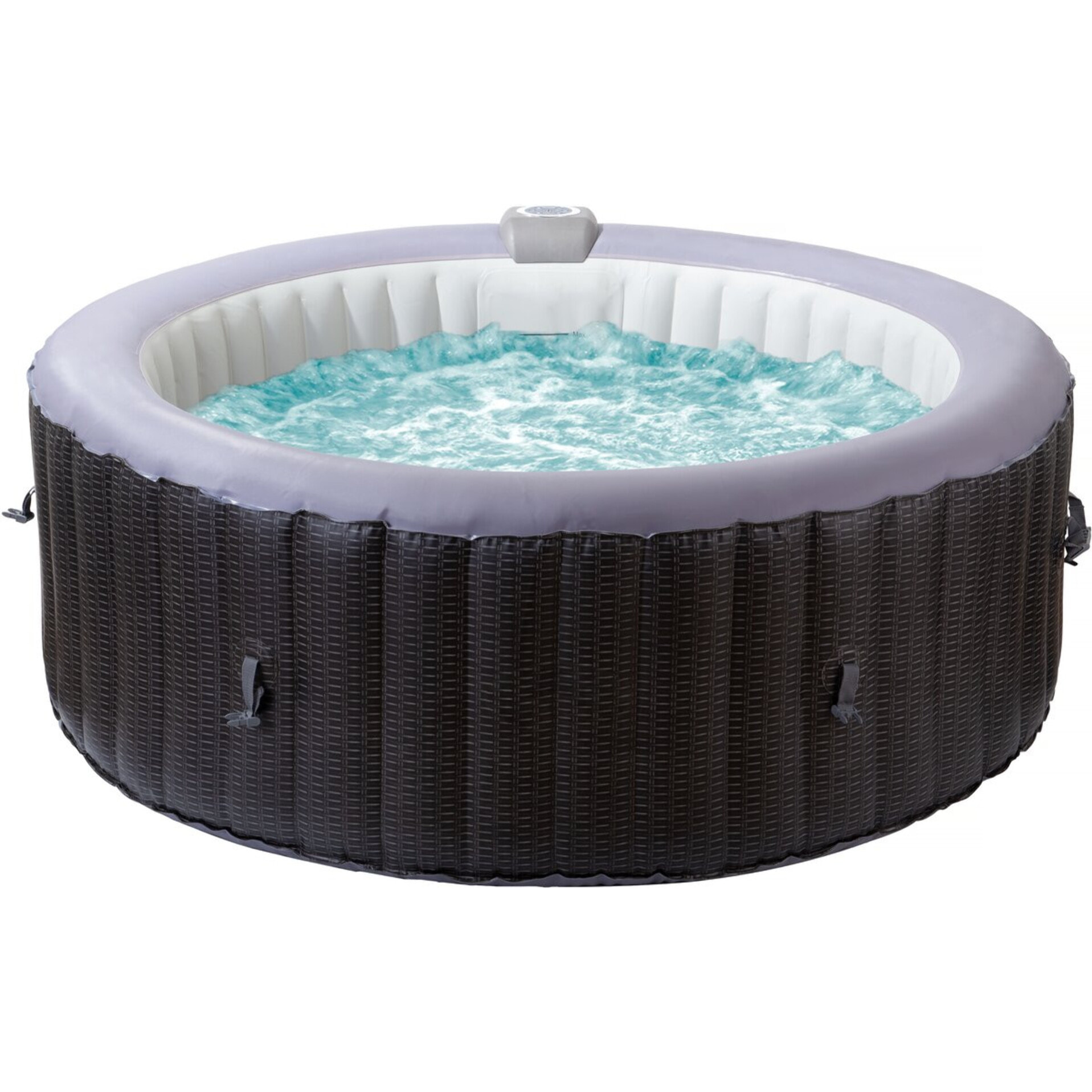 Spa gonflable en PVC  "Malaga" - 4 places - Gris
