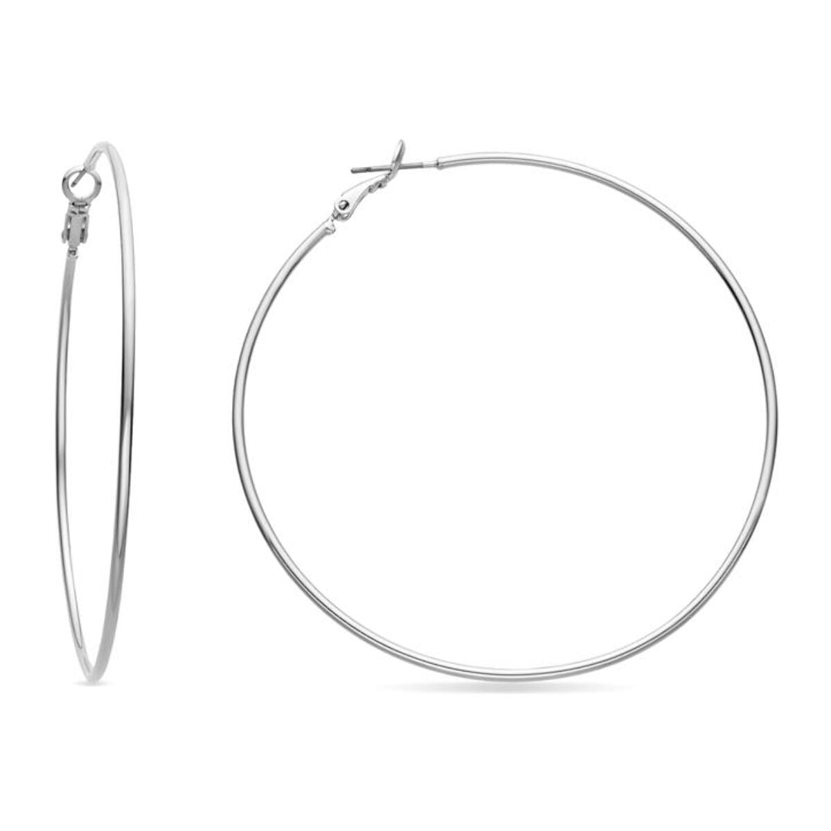 Pendientes Lux by Lux acabadoss en rodio