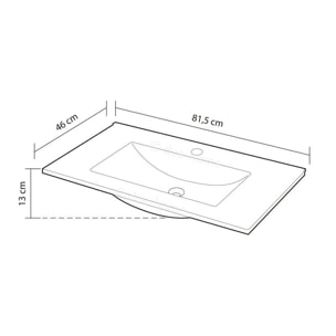 Lavabo PMMA Blanco