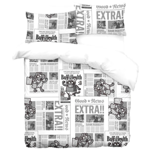 Funda Nórdica Kukuxumusu Extra News - 100% algodón -