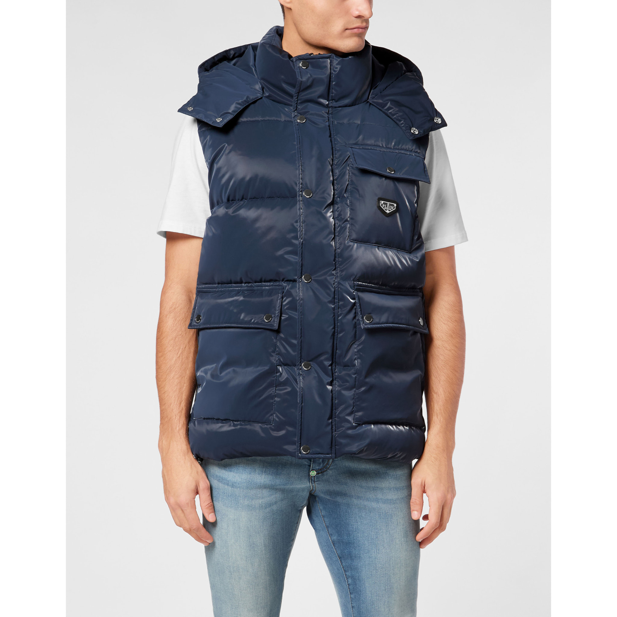 PHILIPP PLEIN Gilet in piuma