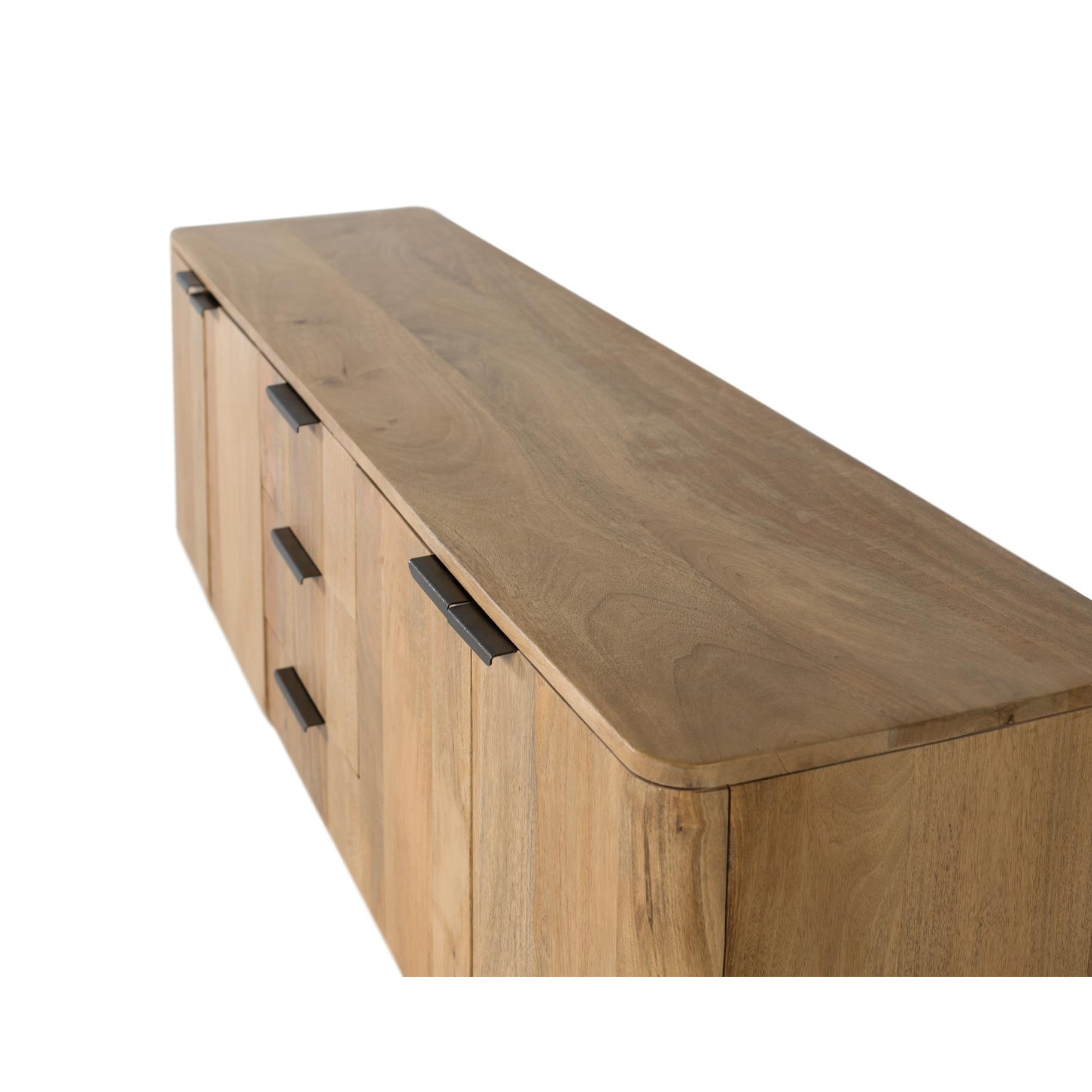 Mueble TV de Madera de Mango 180 Cm Estilo Rústico Moderno