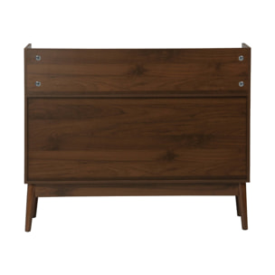 Meuble vinyle vintage effet bois. Népal. L 100 x l 48 x H 81.5cm