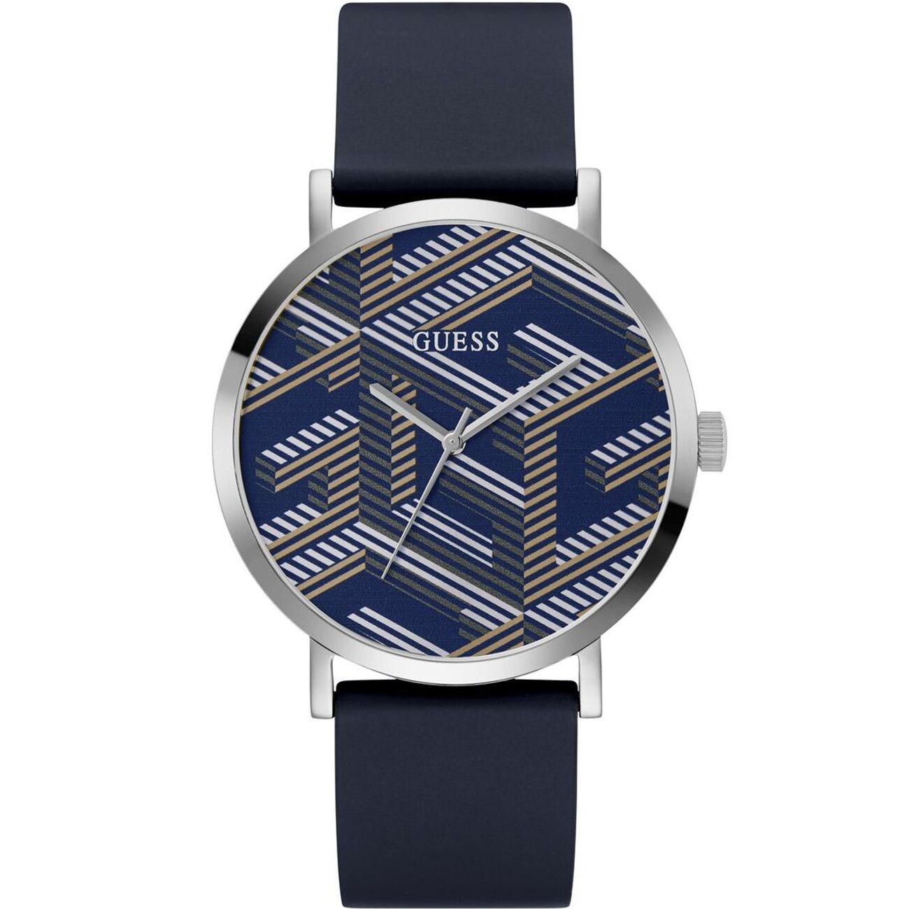 Reloj Guess GW0625G1 Hombre Analogico Cuarzo con Correa de Silicona