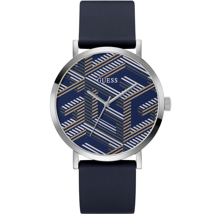 Reloj Guess GW0625G1 Hombre Analogico Cuarzo con Correa de Silicona