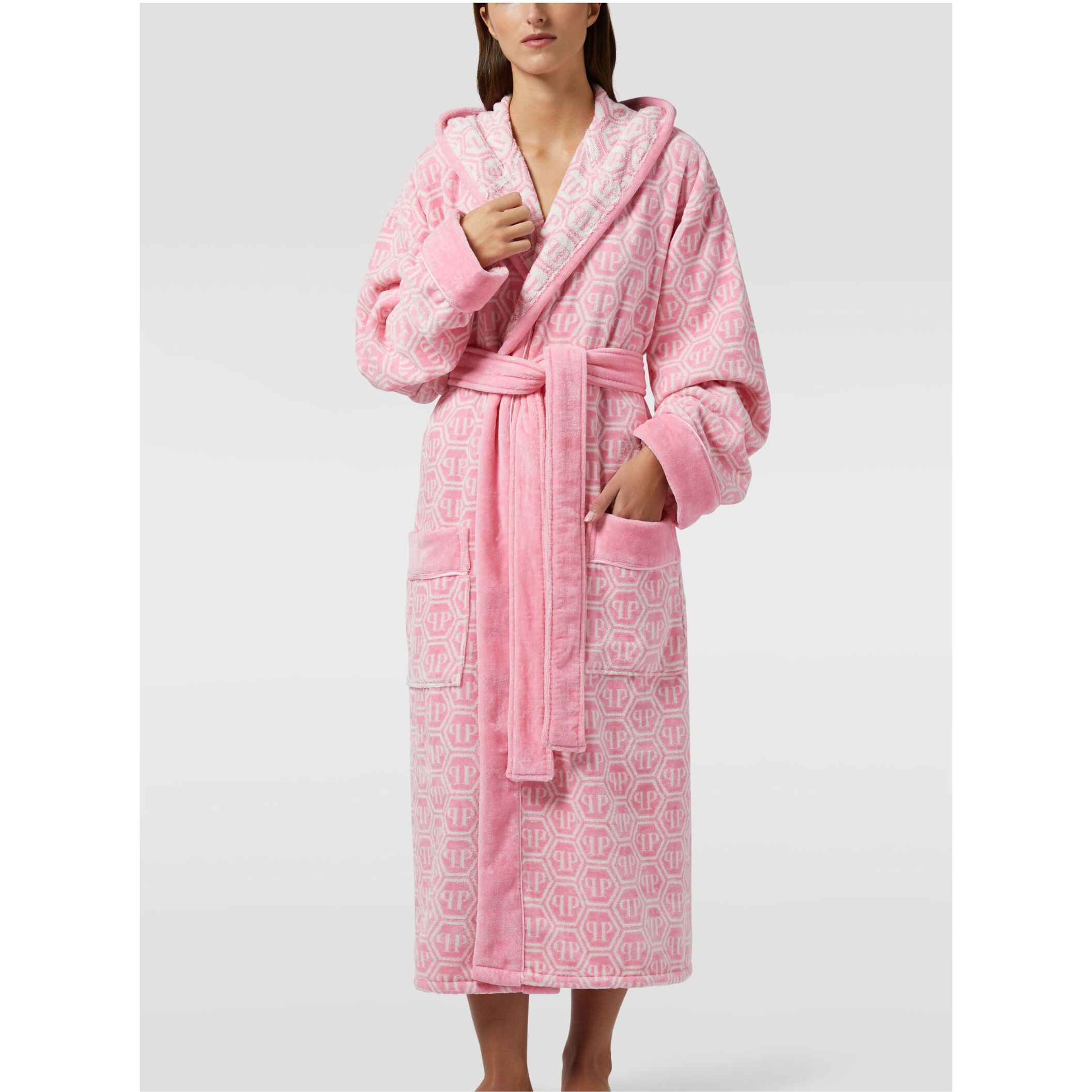PHILIPP PLEIN Hooded Bathrobe PP