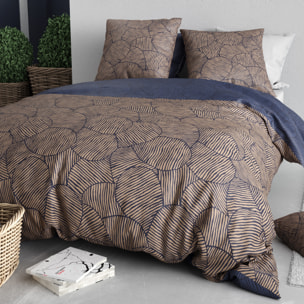 Parure Housse De Couette 3pcs 100% Coton 57 Fils NINON