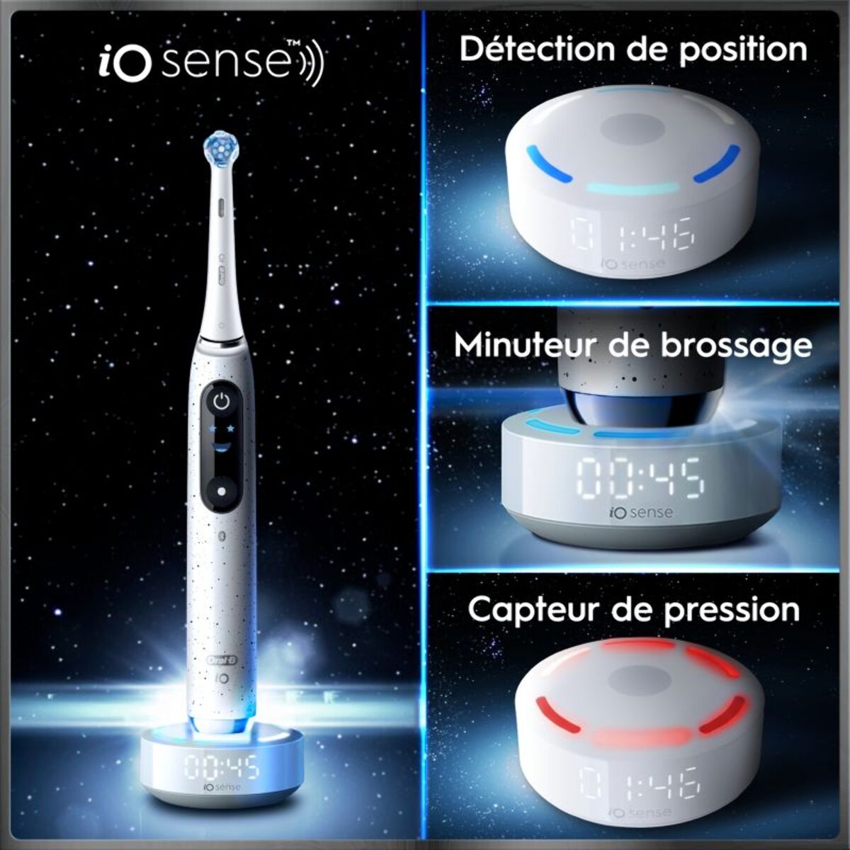 Brosse à dents électrique ORAL-B iO10 Series Stardust White