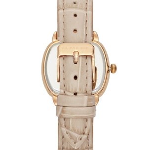 Orologio U.S. Polo Assn. In acciaio con cinturino in pelle grigio