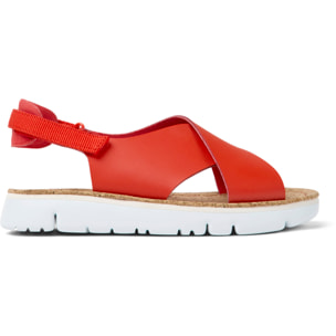 Sandalias - CAMPER Oruga - Rojo - Cuero liso