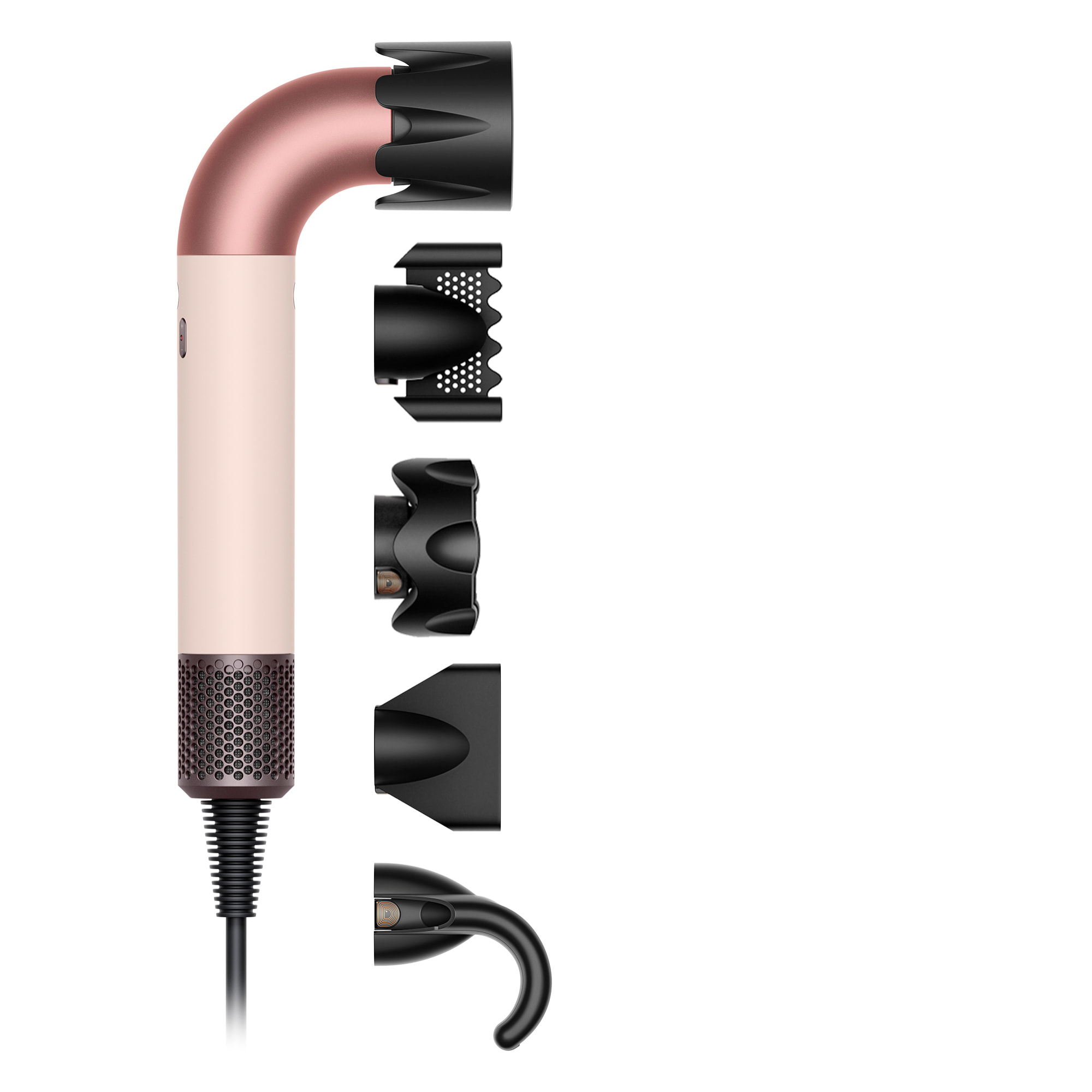 Sèche-cheveux Dyson Supersonic Nural™ Rose Céramique - Cheveux Raides à Ondulés