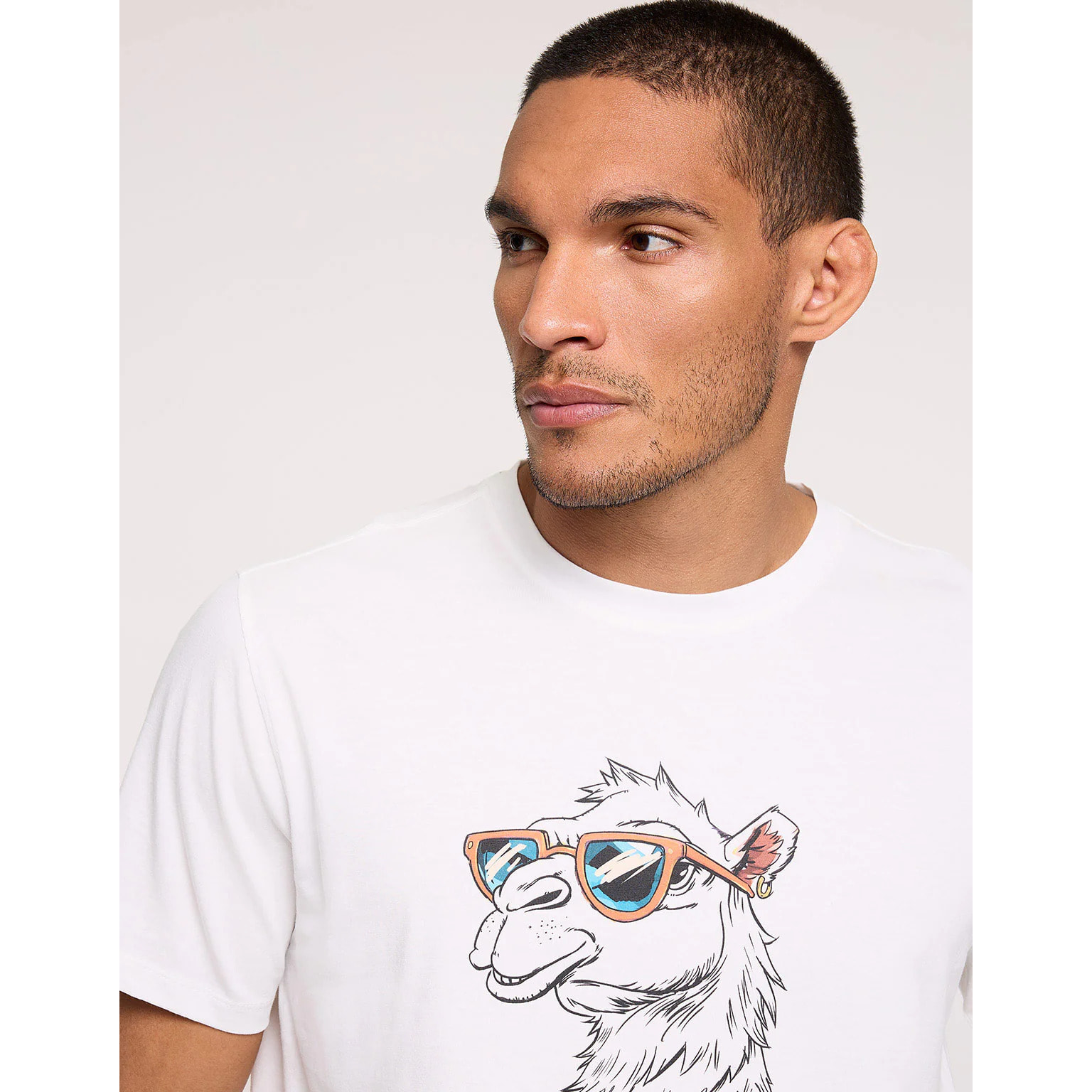 Camiseta Manga Corta Blanco - Lilia