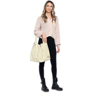 Borsa a mano Isabella Rhea Beige