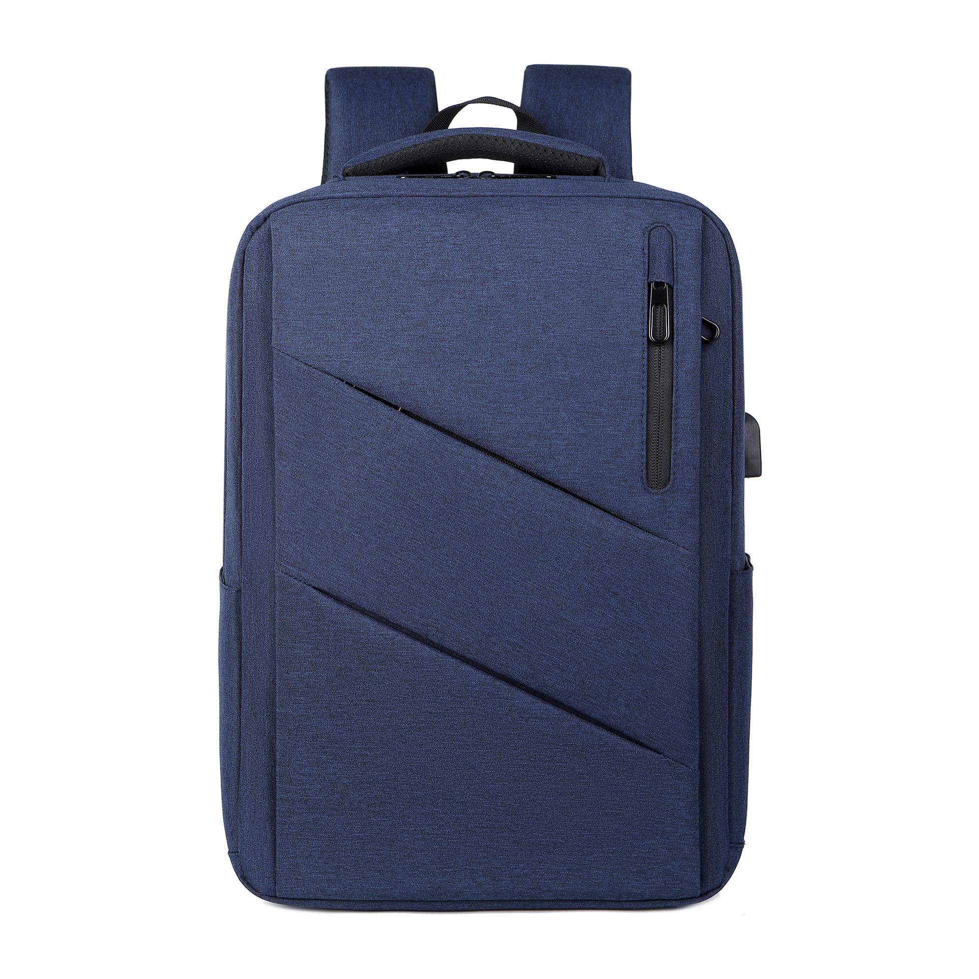 DAM Mochila para Laptop con interfaz de carga USB. 30x15x47 Cm. Color: Azul