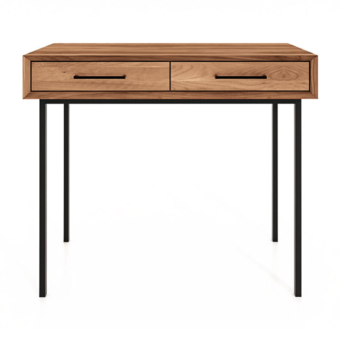 Buffet vaisselier bois et cannage manarola 80x40cm