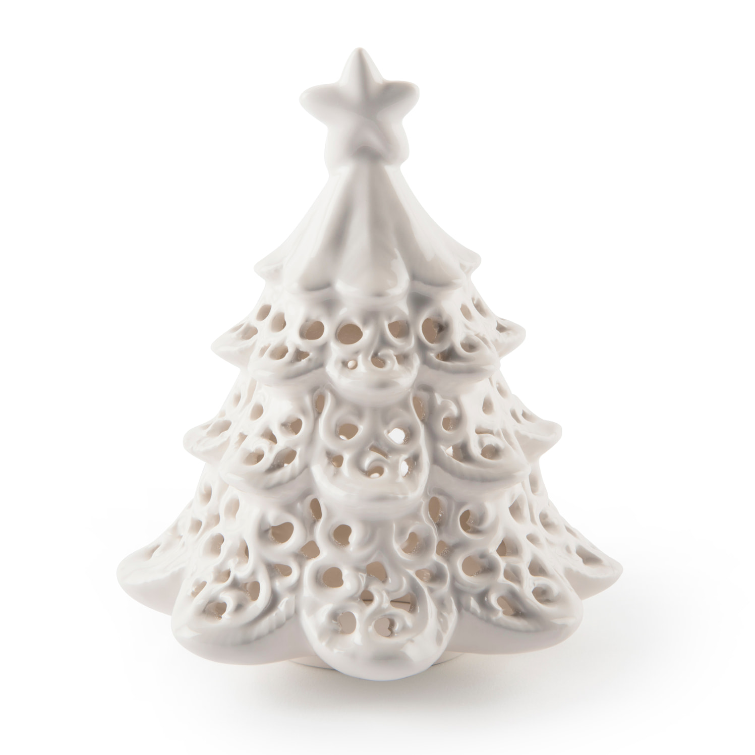 Lanterne sapin de Noël Excelsa – White Home, Céramique Blanche