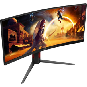Ecran PC Gamer AOC CU34G4 34" Incurvé 1500R UWQHD 180Hz Fast VA HDR10 Adaptive-Sync
