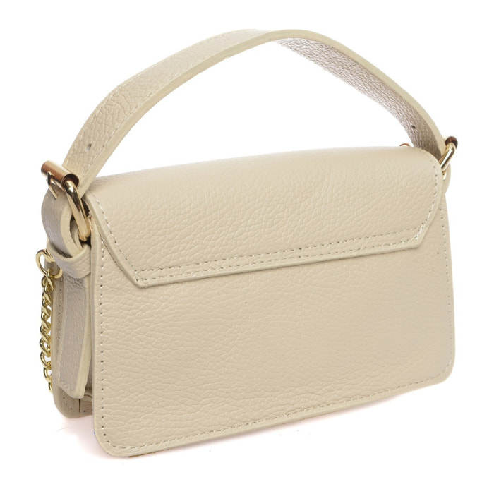 Borsa a spalla Anna Luchini Beige