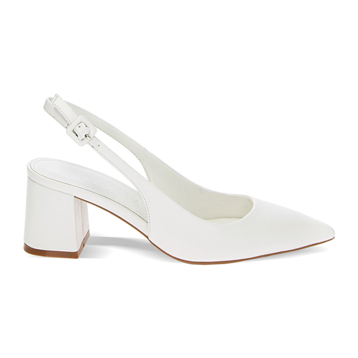 Tacones blancos de 6 cm