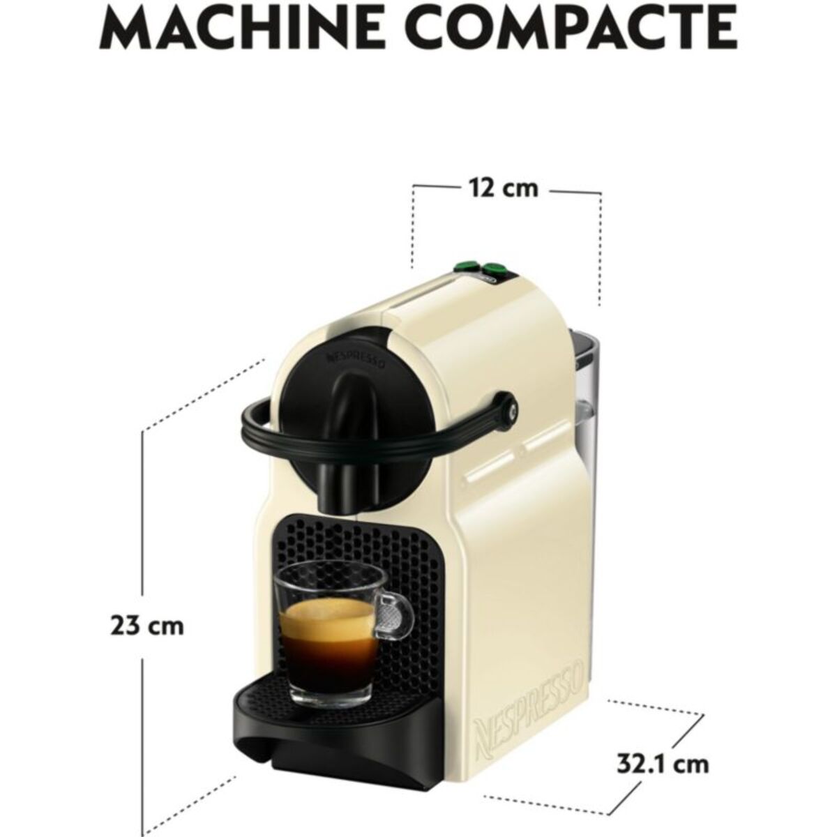 Nespresso DELONGHI NESPRESSO EN80.CW inissia Vanille Crème