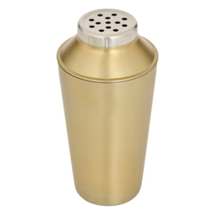 Coffret cocktail Gold inox doré