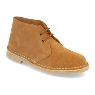 Botin Desert Boots, de Piel Serraje con Suele de Crepé