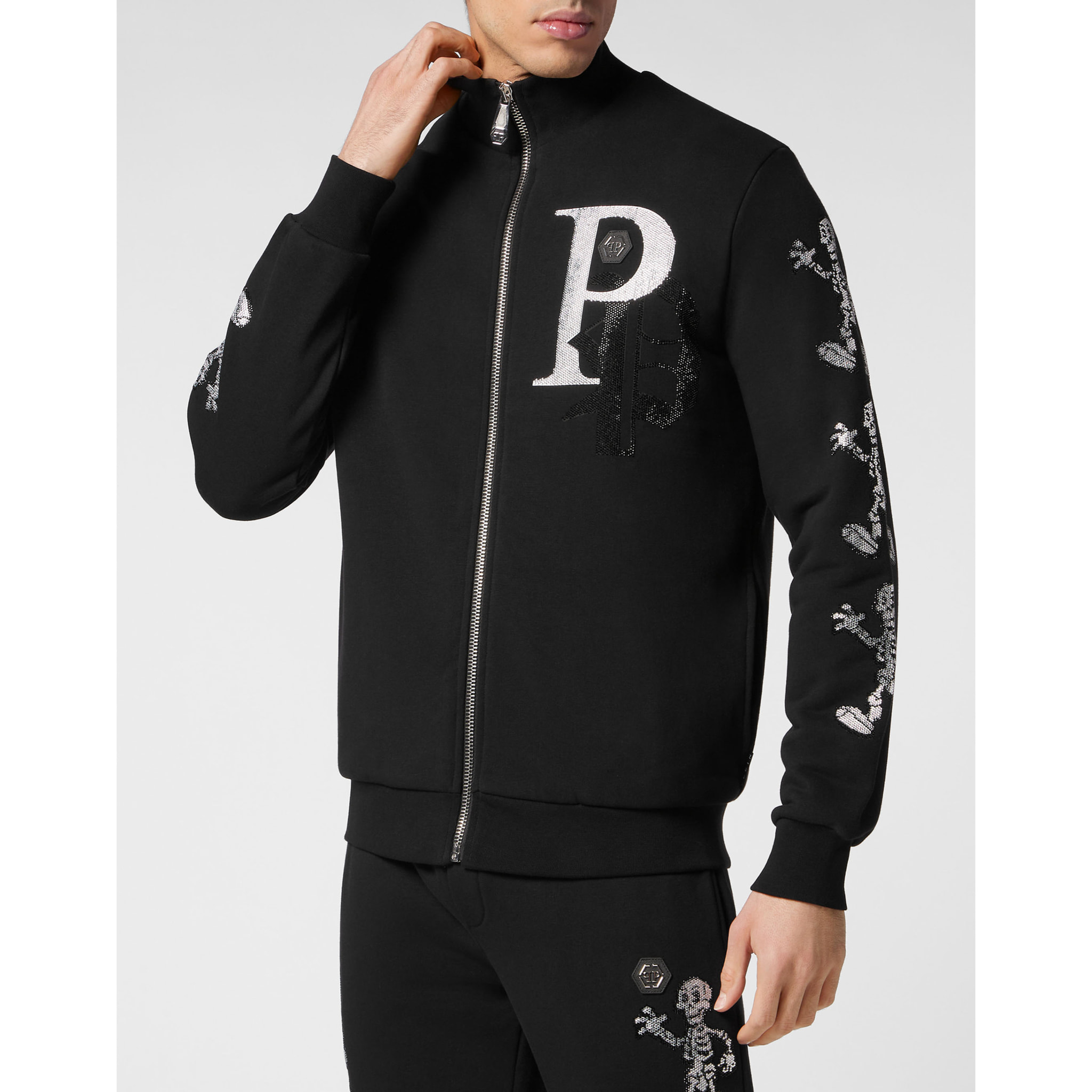 PHILIPP PLEIN Tracksuit: Hoodie & Trousers SKELETON
