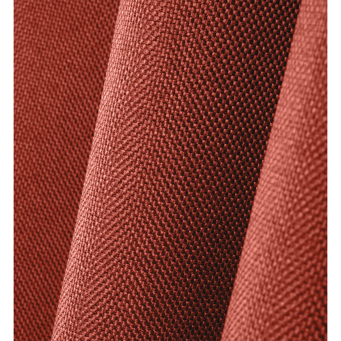 Rideau occultant uni tramé - Terracotta