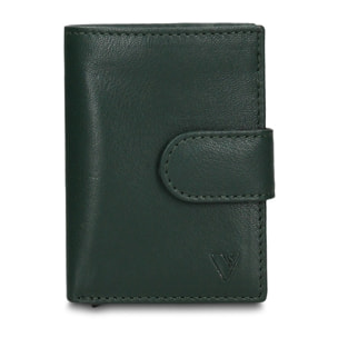 Portafoglio uomo in vera pelle - Modello Vesper Pro - Casual - 7.5 x 10.0 x 2.0 cm