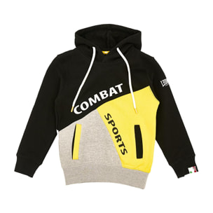 Sudadera básica color block Leone infantil