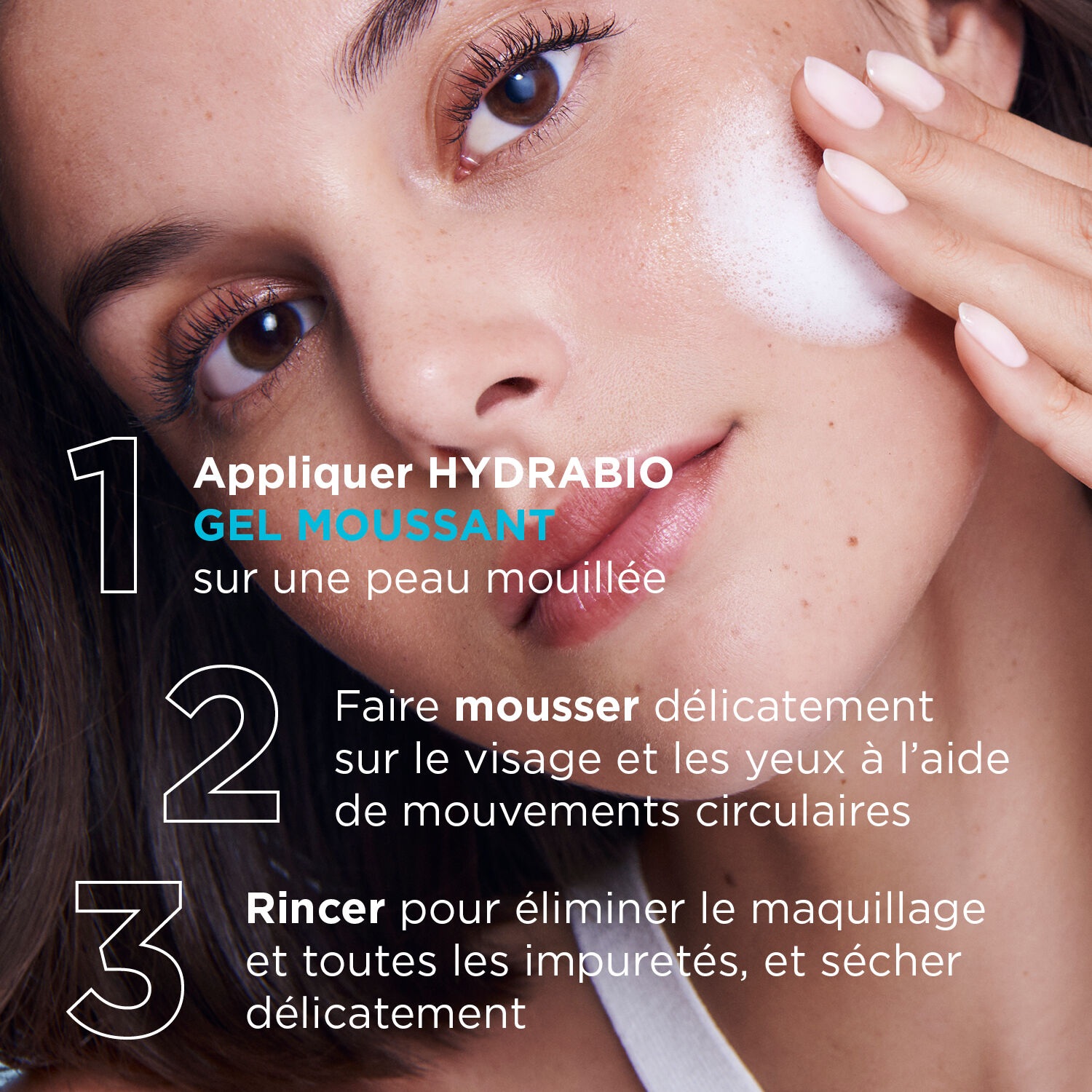 Hydrabio - Gel moussant - Nettoyant micellaire hydratant 24h 400 ml