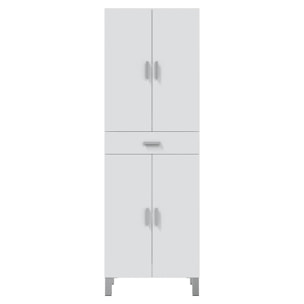 Columna de baño Alise 2p color Blanco Lacado, 30 cm (ancho) x 25 cm (fondo) x 150 cm (alto)