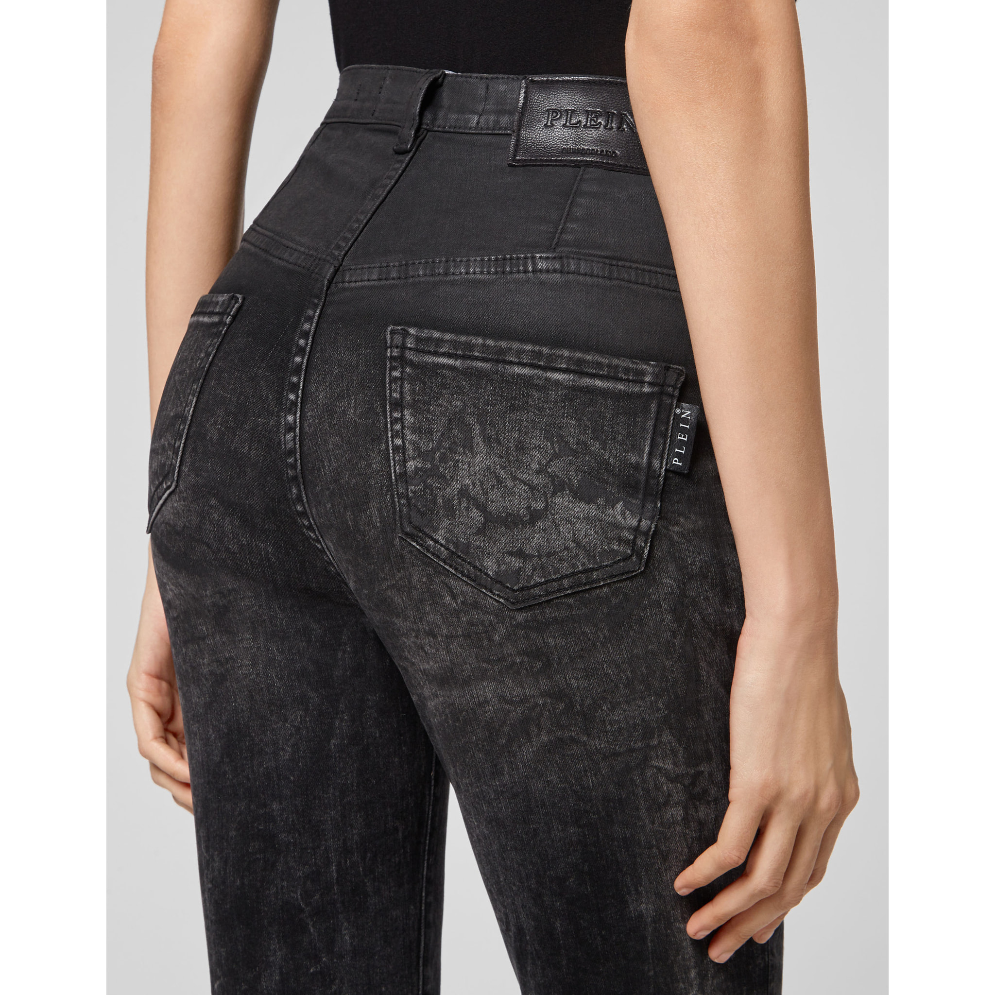 PHILIPP PLEIN Super High Waist Jegging ICONIC PLEIN