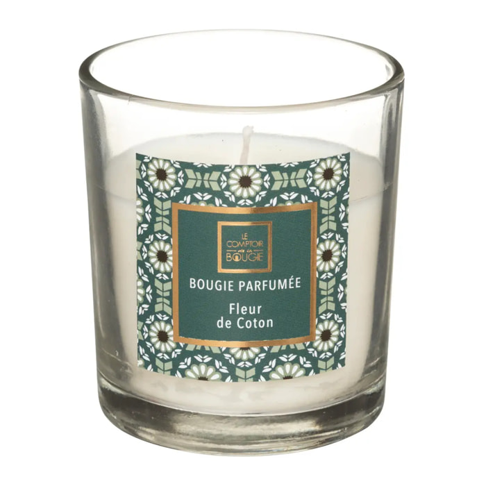 Bougie parfumée "Neda" - fleur de coton - 110g