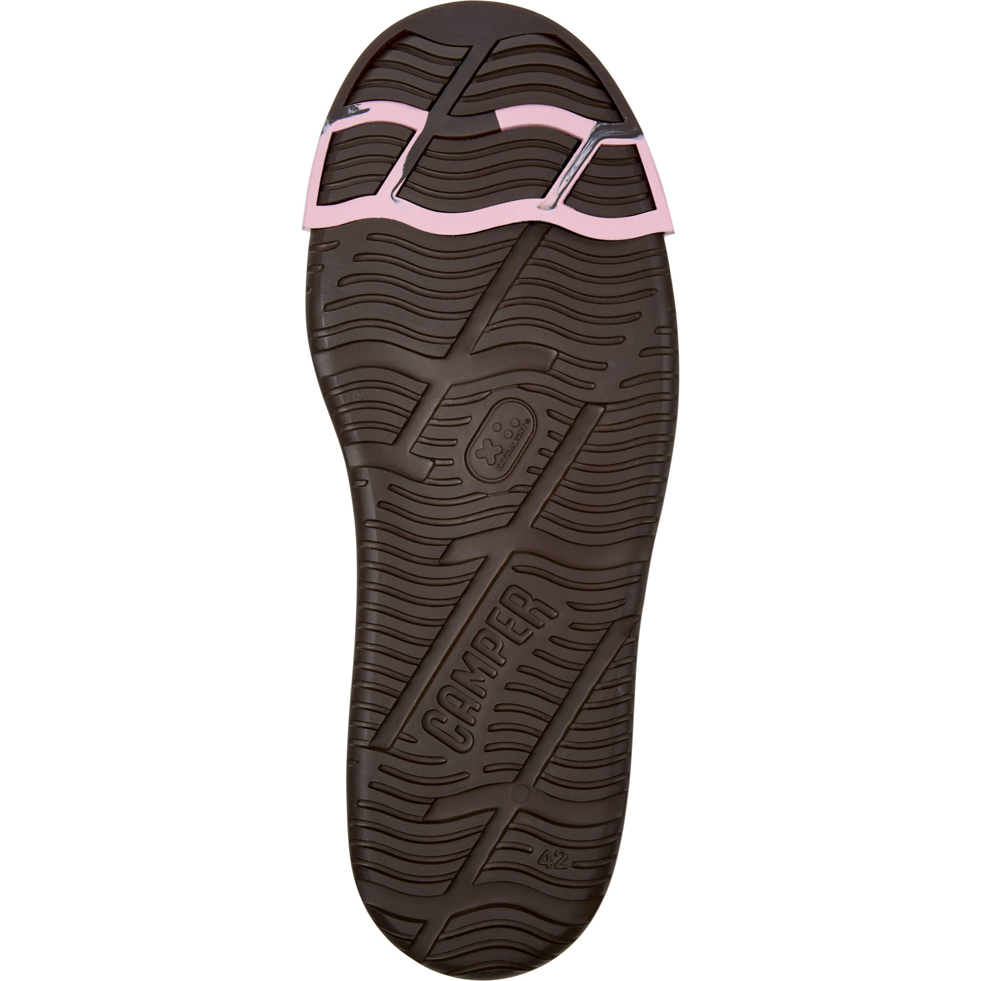 Scarpe stringate - CAMPER Junction Runner - Marrone - Pelle nabuk