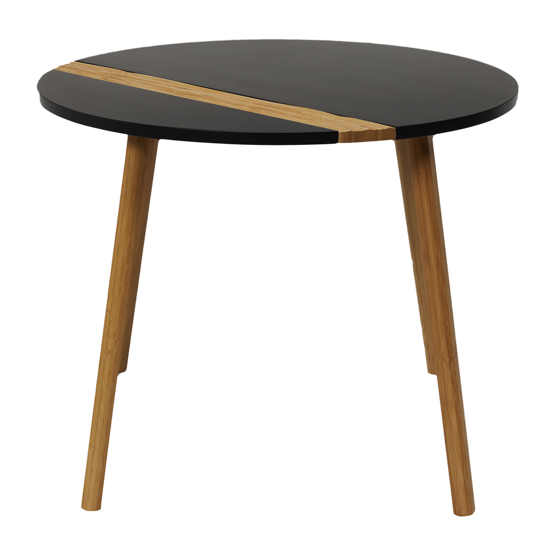 Table Gigogne Bicolore Relief Noir X2