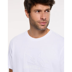 Camiseta Manga Corta Blanca - Steady